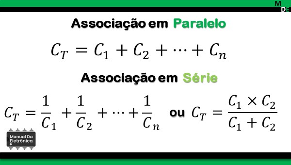 Aprenda como fazer associação de capacitores.