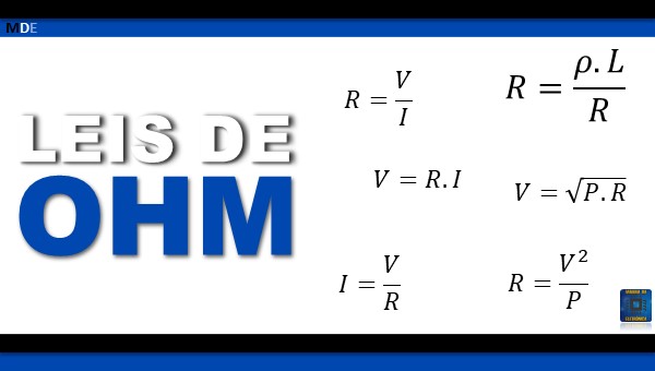 Lei de ohm! Principais características e fórmulas!
